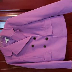 Liz Claiborne Large Purple Jacket with Matching Blouse. Both size Large.